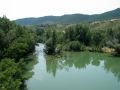 El ro se ensancha al abandonar la Foz de Lumbier