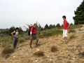 Descanso en el inicio de la subida al puntal de Magaa