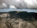 Las nubes cada vez ms bajas sobre la sierra de Aitana