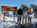 Bajamos a pisar la nieve y a hacer fotos