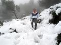 Jose Manuel subiendo por el sendero