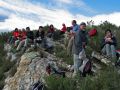 Almorzando en el puntal dels Chermanells