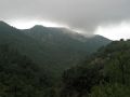 Las nubes rozaban las cumbres