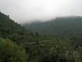 La niebla bajaba por los barrancos