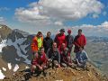 El grupo en la cima del Garmo Negro