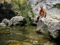 Jos Manuel en el nacimiento del Borosa