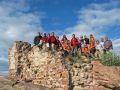 El grupo en el Castillo de Castro