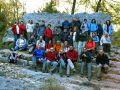 El grupo en el barranco del Regajo