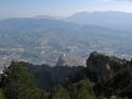 Castillo de Cocentaina con La Serrella detrs