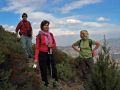 Toni, Maite y Mary en un descanso