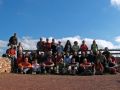 El grupo en la ermita del Garb