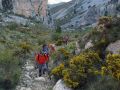 Subiendo por el barranco del Moro