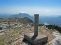 El vrtice geodsico con el Mediterrneo al fondo