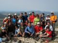 El grupo en la cima del Montg