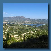 Benicadell y embalse de Beniarrés.