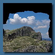 La Foradà desde la Cova del Moro.