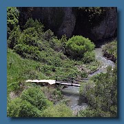 Puente sobre el río Mira.